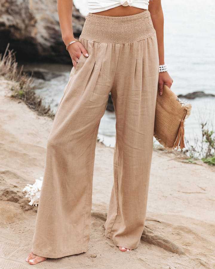 PALOMA - Wide Beach Trousers