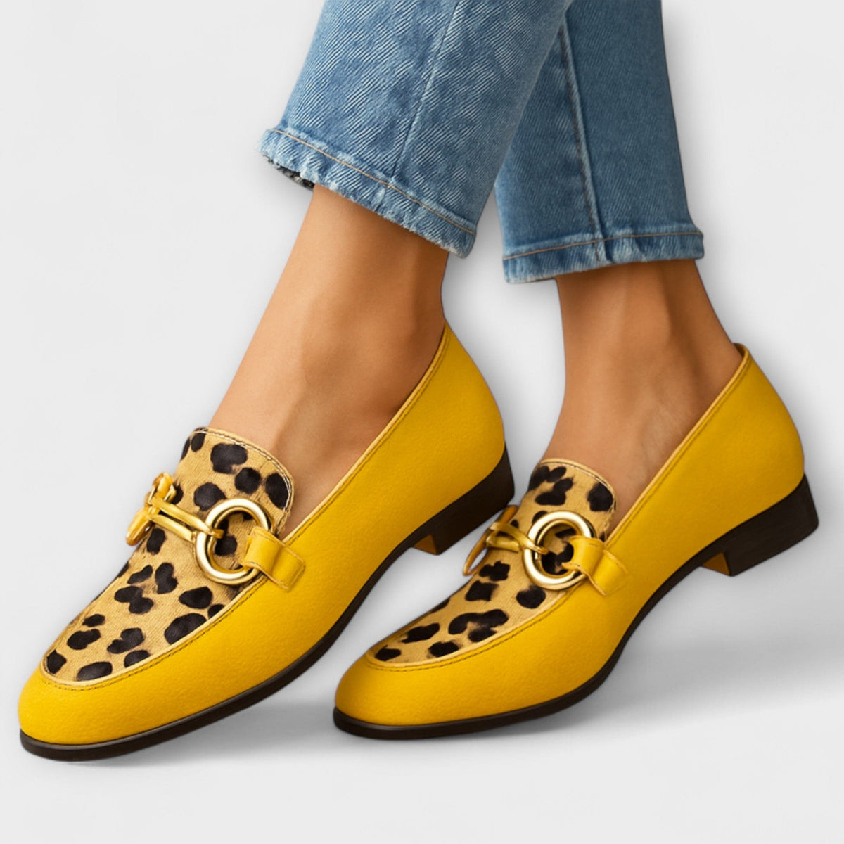 JULIA - Animal Print Slippers