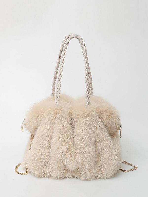 GOLDIE - Plush Shoulder Tote