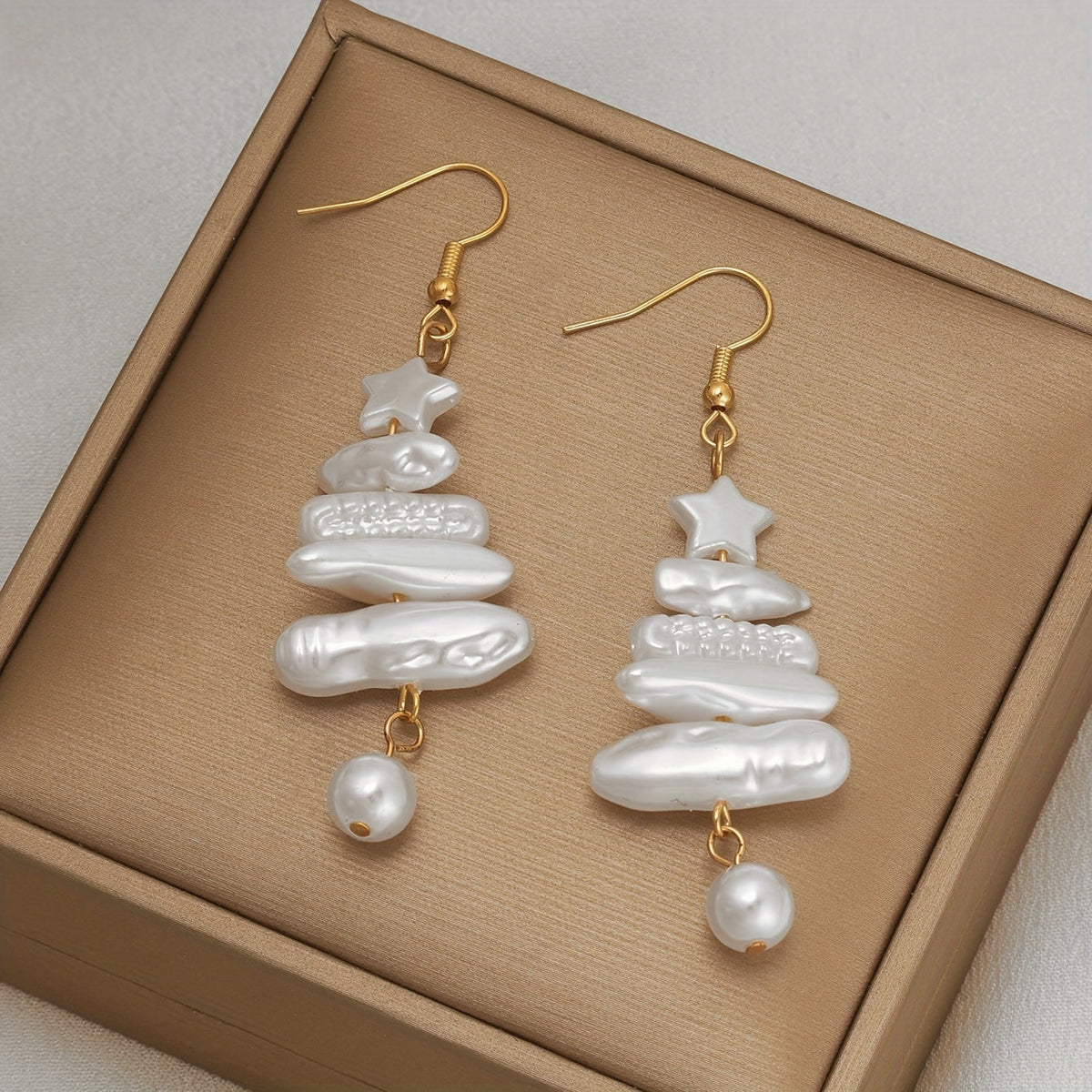 PETRA - Pearl Star Earrings