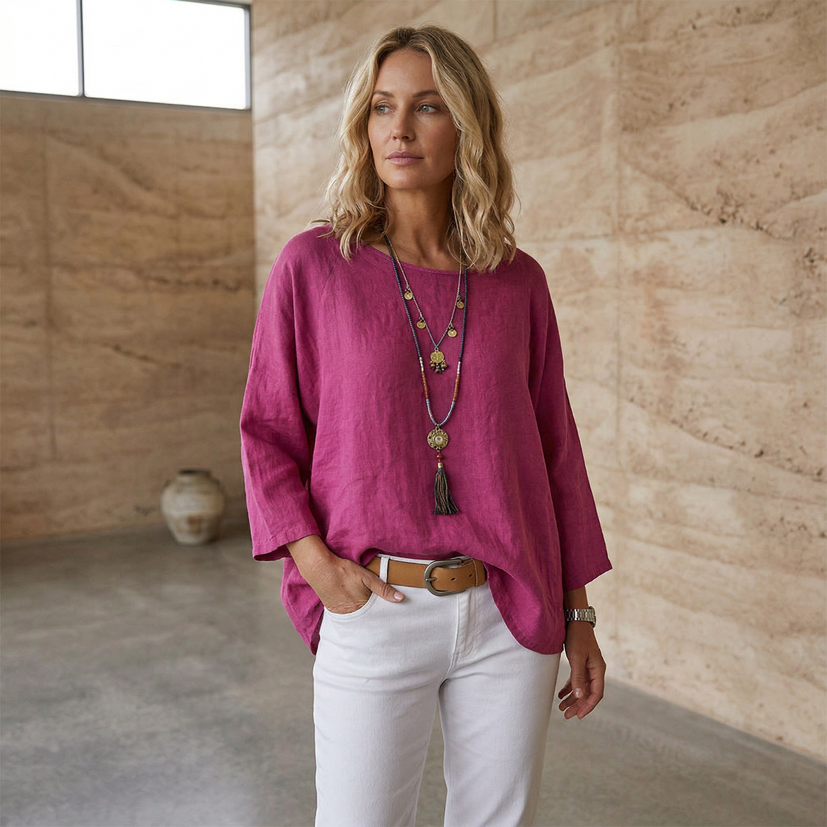 IRIS - Relaxed Cotton Tunic