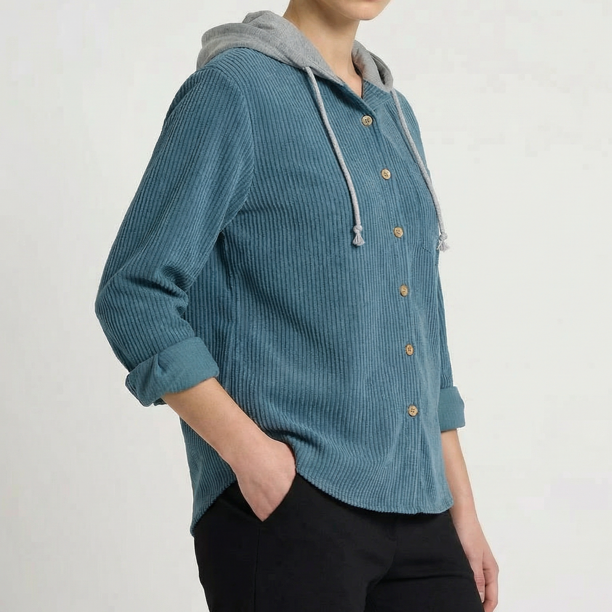 DANIELLE - Corduroy Hoodie