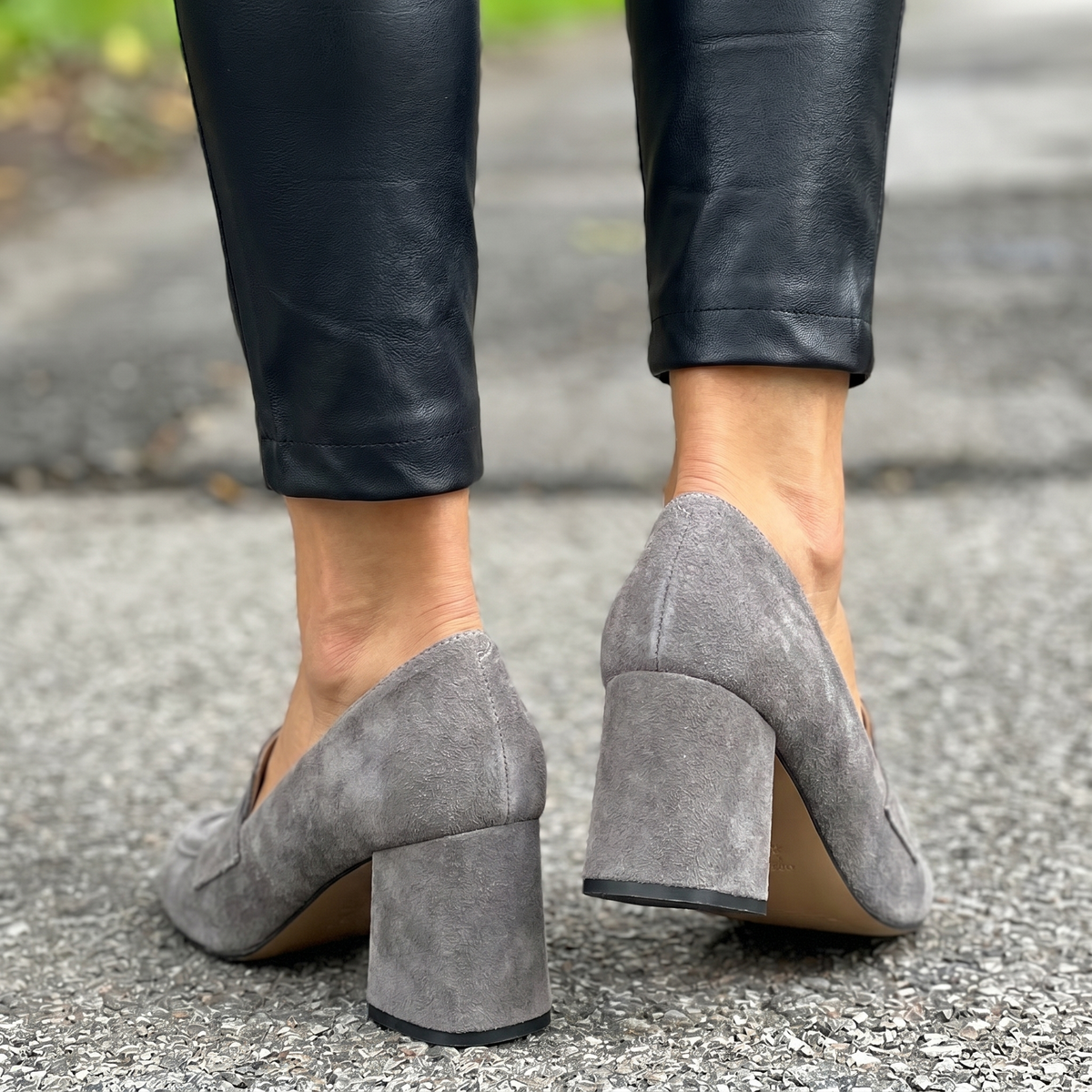ROMY - Block Heel Loafers