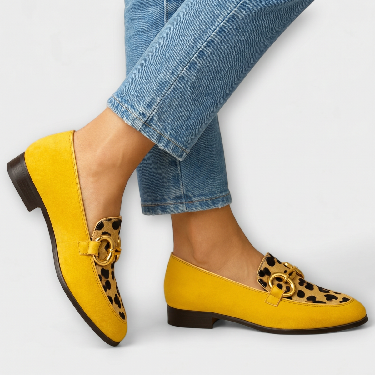 JULIA - Animal Print Slippers