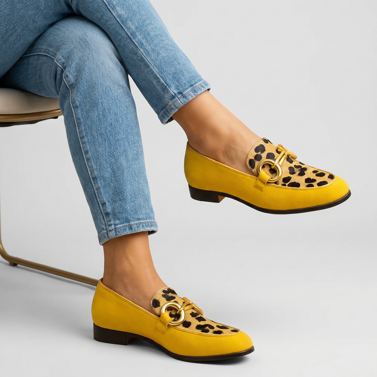 JULIA - Animal Print Slippers