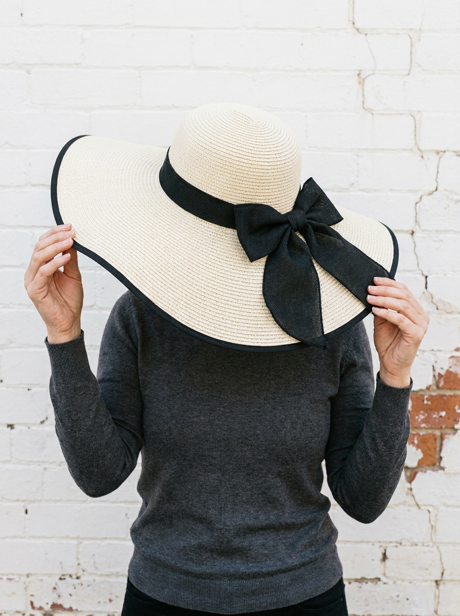 MAUDE - Wide-Brim Sun Hat