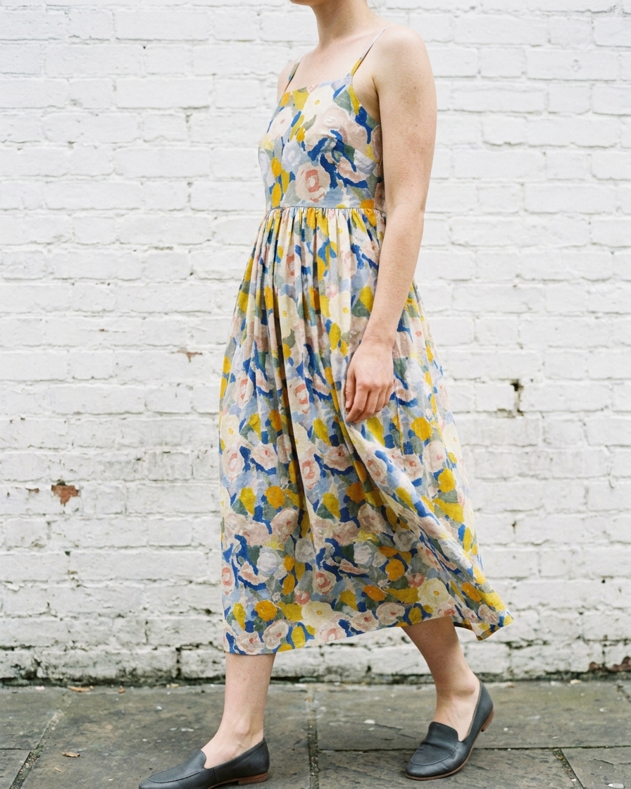 PRIMROSE - Printed Midi Dress