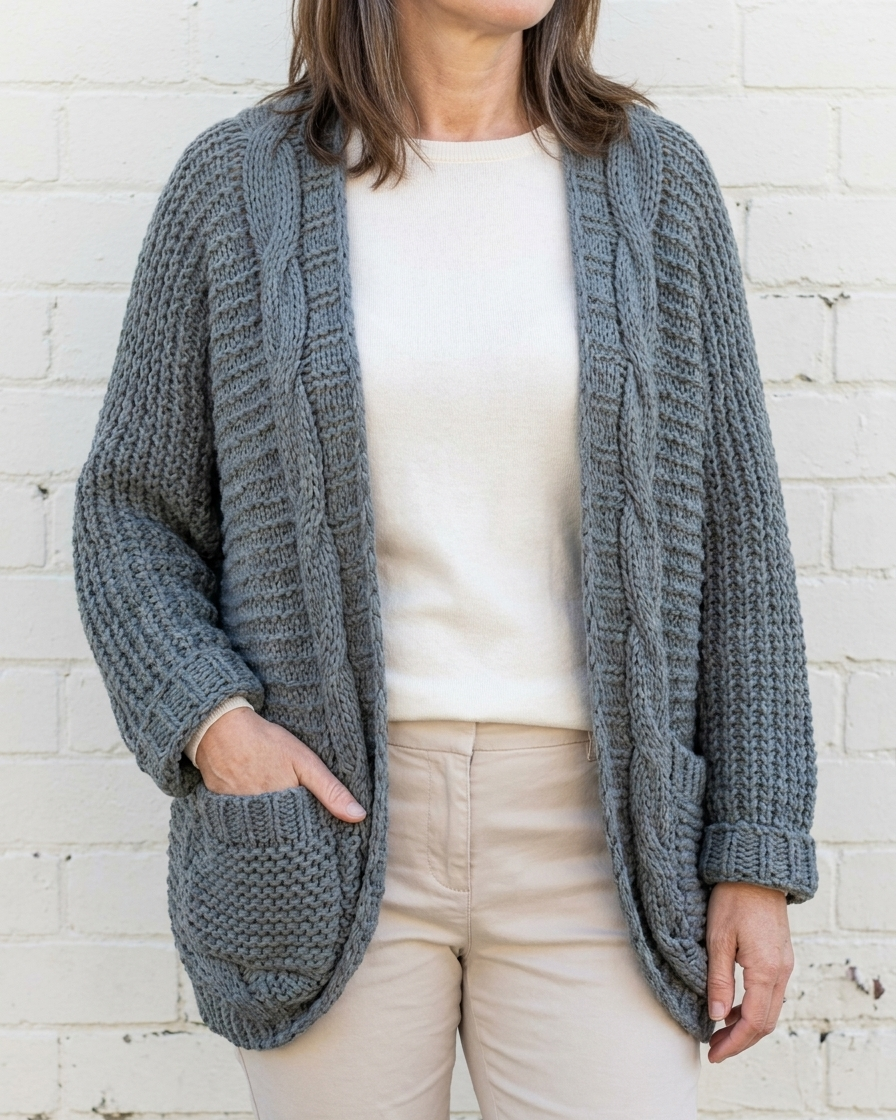 ORLA - Chunky Knit Cardigan