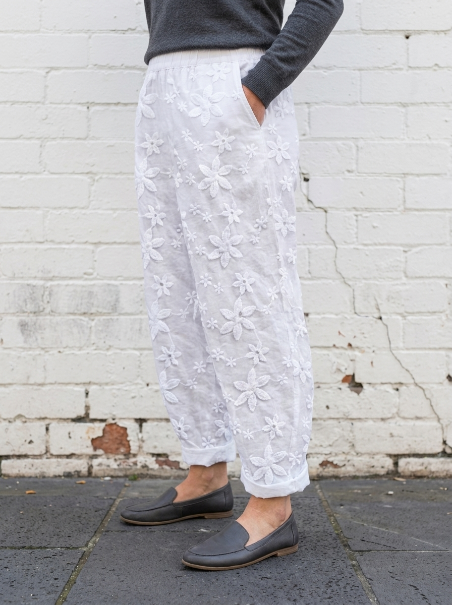 KIRRA - Embroidered Trousers