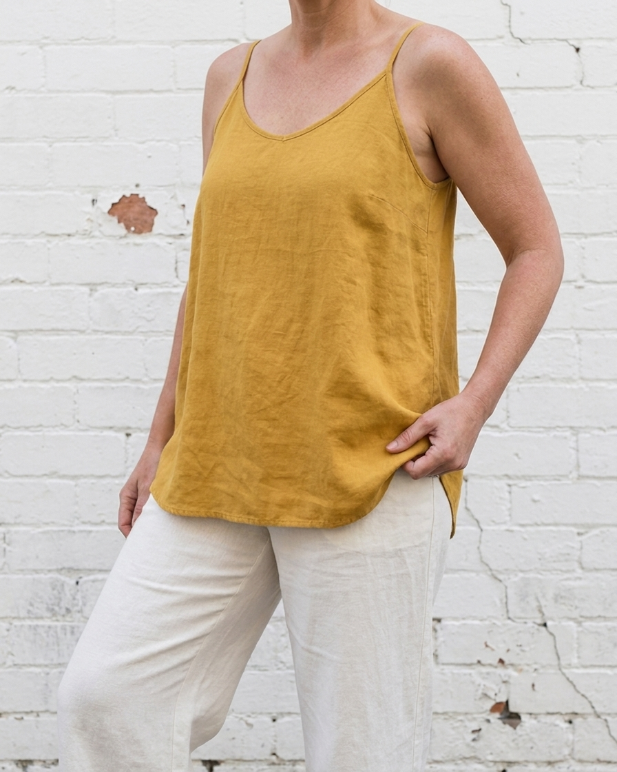 RUBY - Linen-Blend Camisole