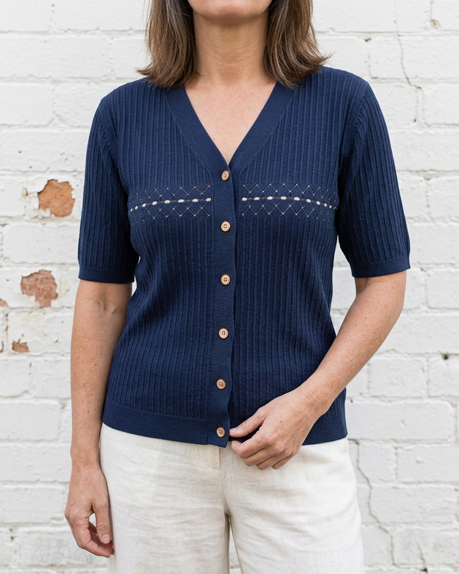 NINA - Ribbed Knit Top