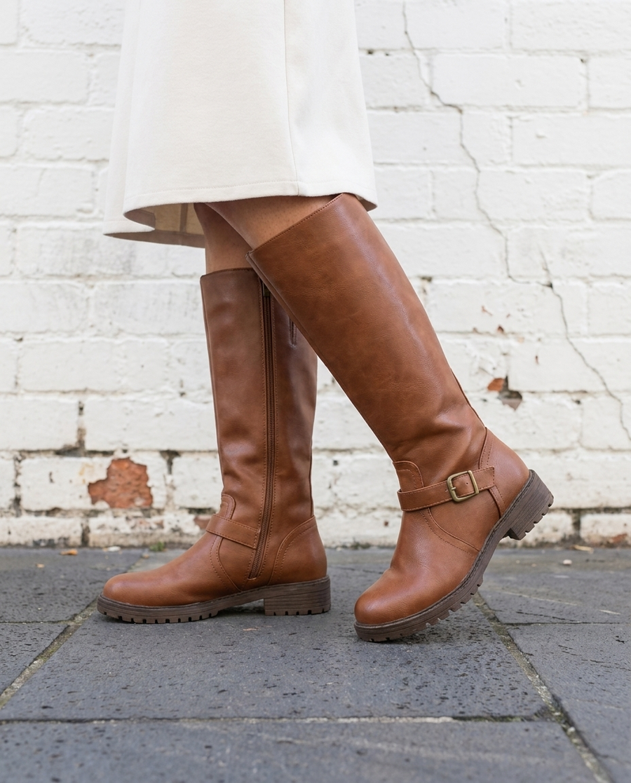 NELL - Comfortable Low Heel Boots