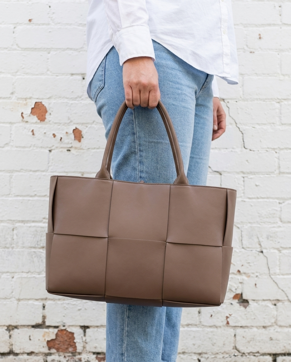 CELESTE - Tote Bag with Golden Details