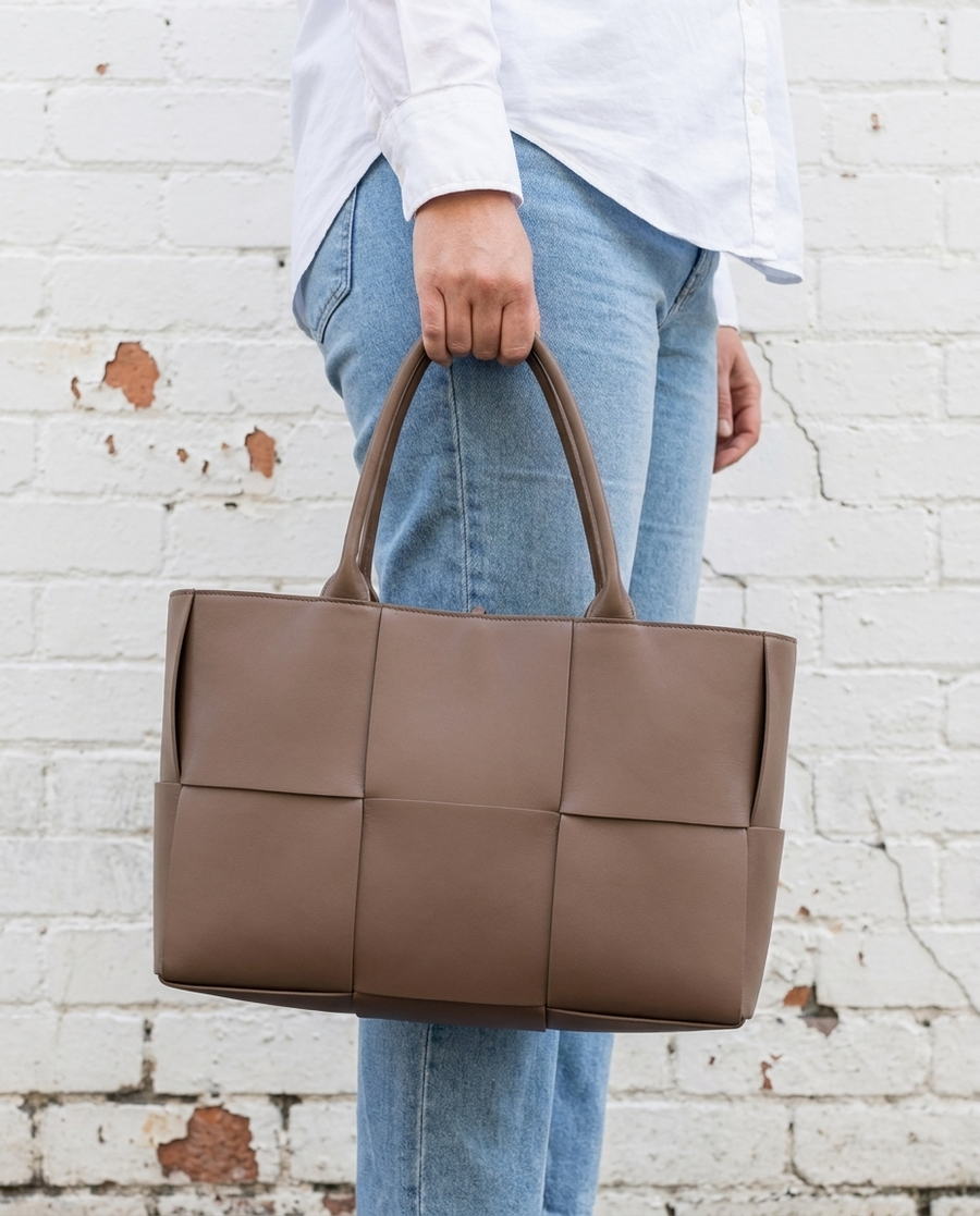 CELESTE - Tote Bag with Golden Details