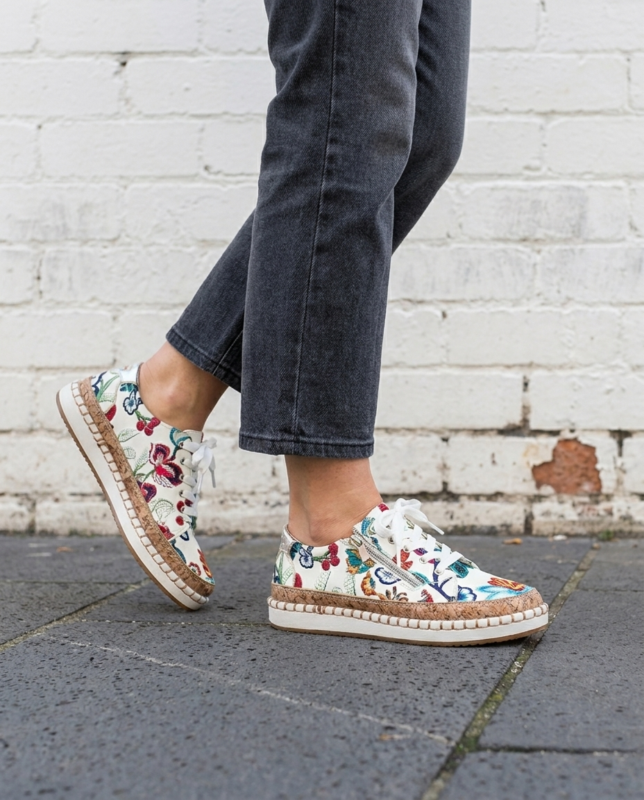 FLEUR - Floral Orthopedic Sneaker