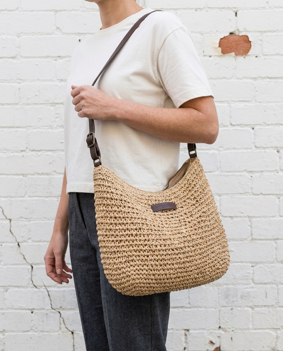 KATHY - Woven Shoulder Bag