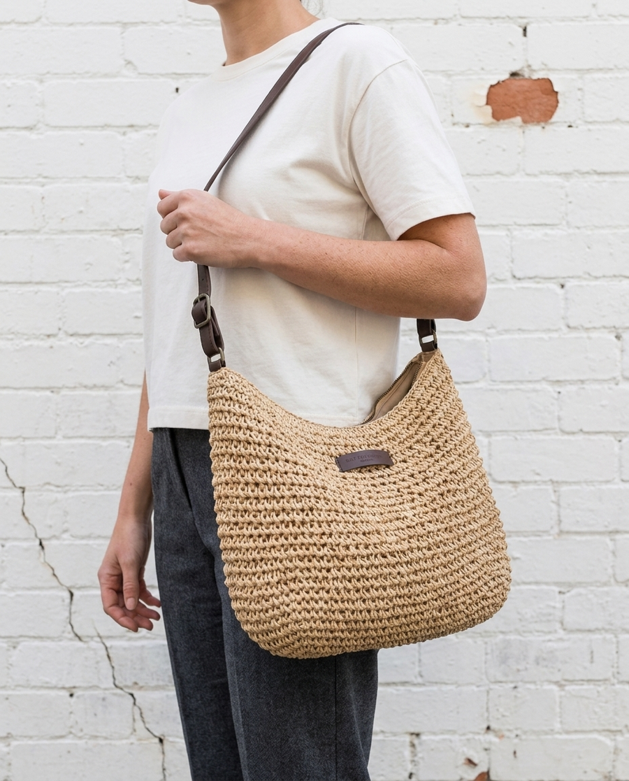 KATHY - Woven Shoulder Bag