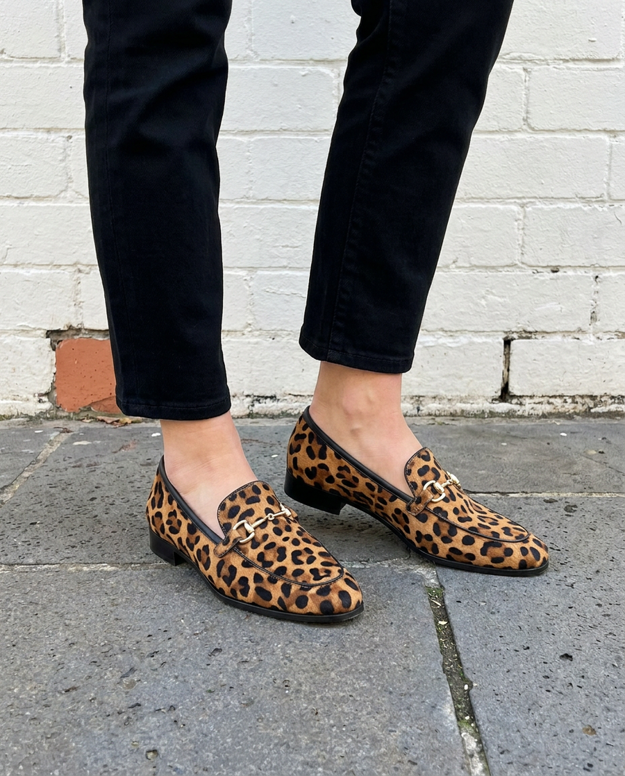 RITA - Leopard Loafers