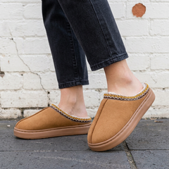 GLORIA - Faux Fur Slippers - Elsie's Melbourne