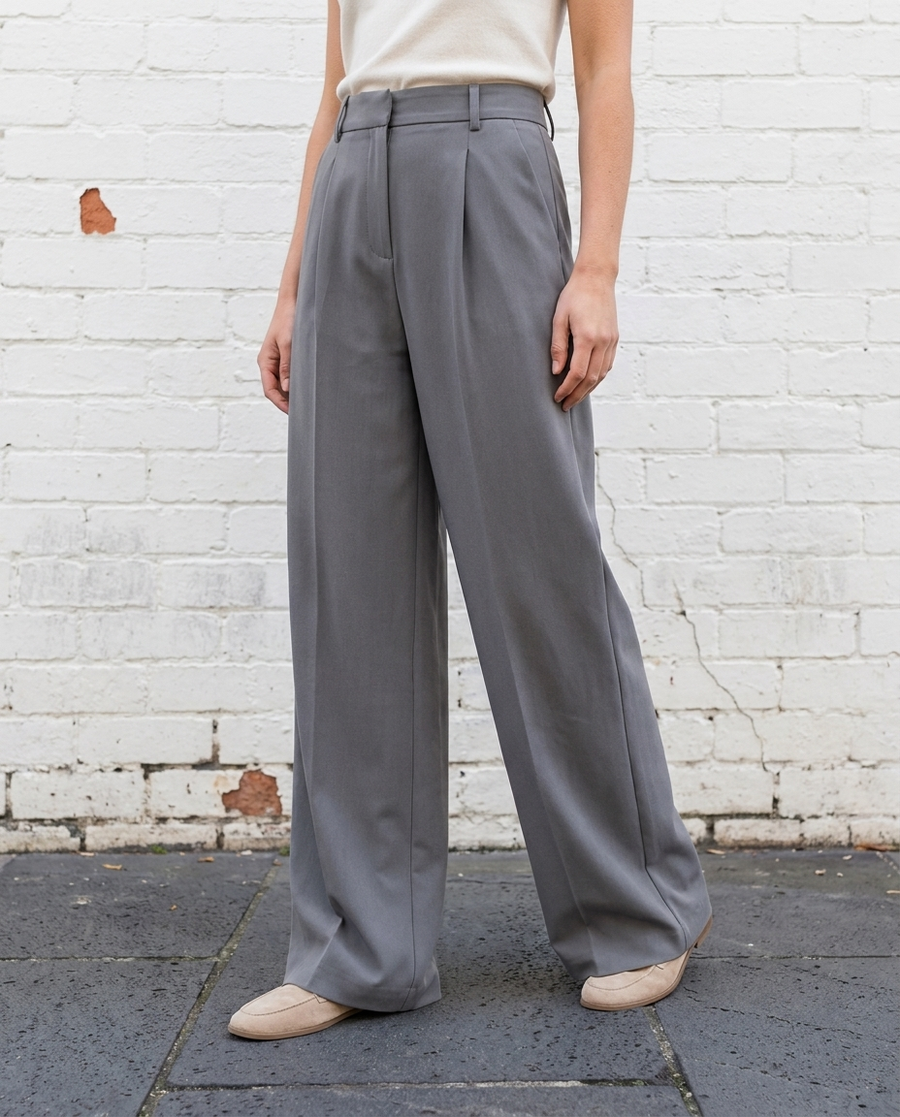 ELEANOR - Wide Leg Trousers - Elsie's Melbourne