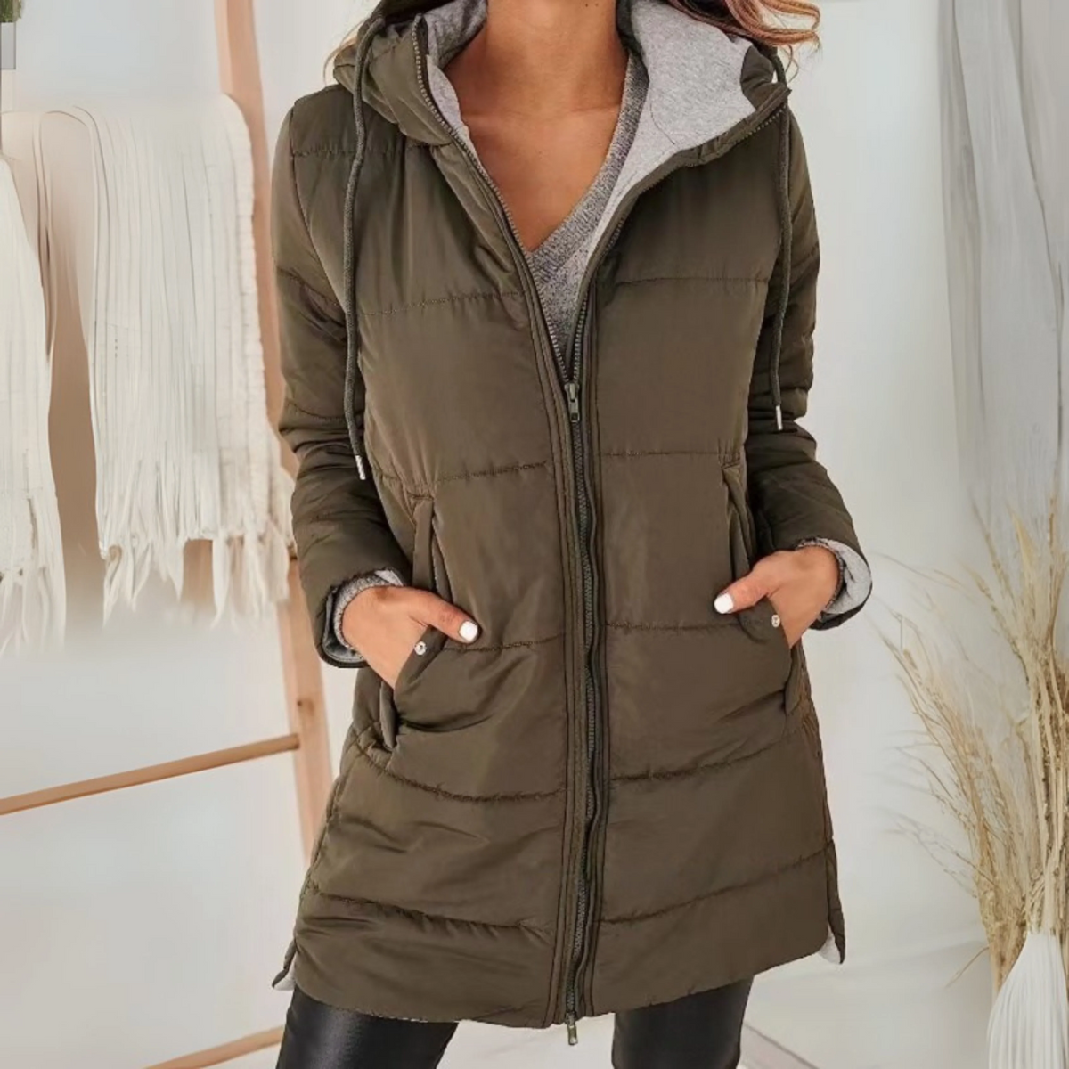 FREYA - Hooded Puffer Down Jacket