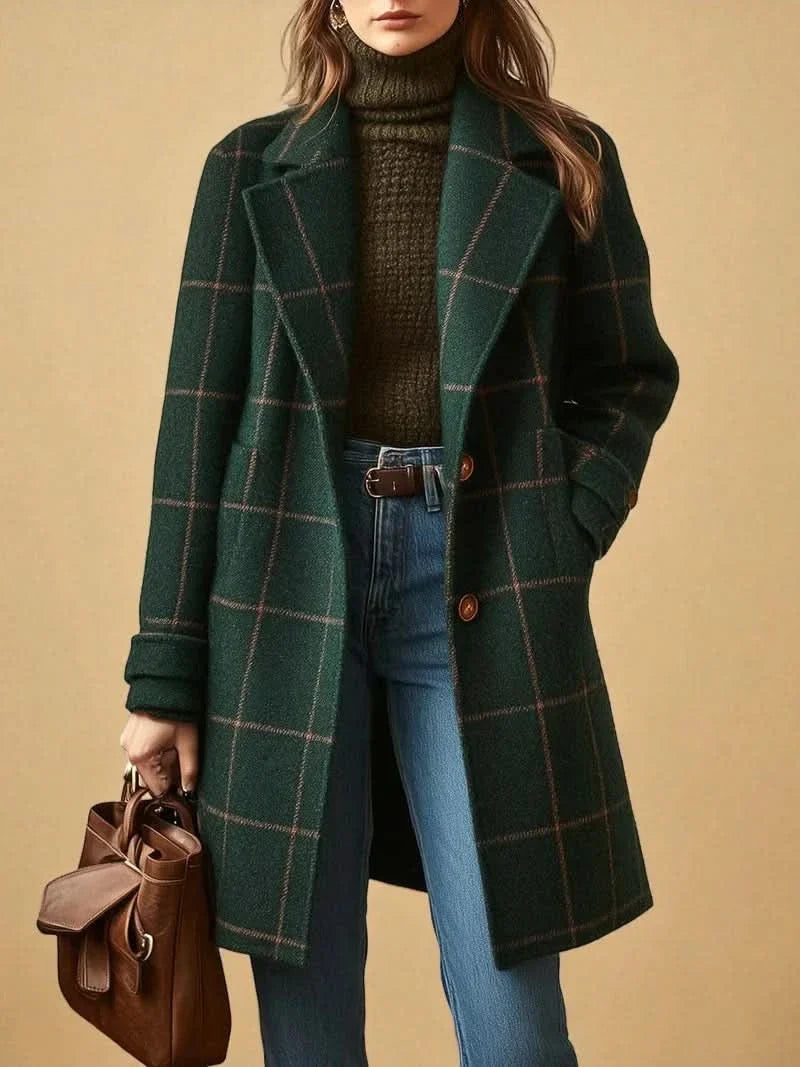 CORALIE - Checkered Coat