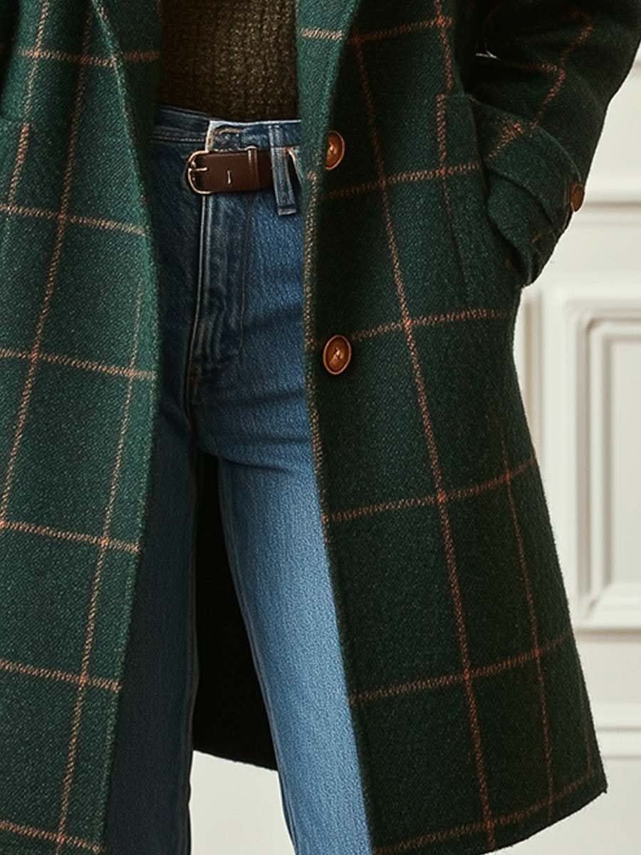 CORALIE - Checkered Coat