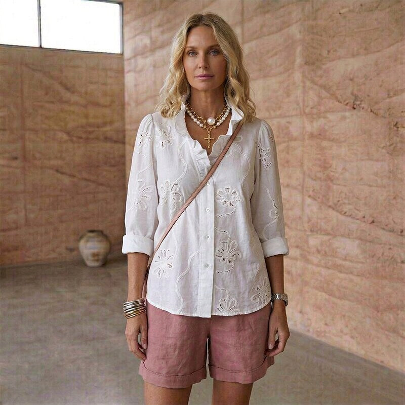 ALBA - Embroidered Blouse