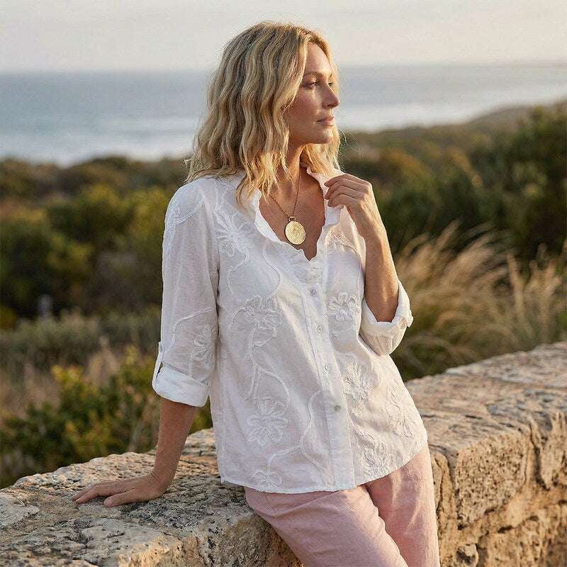 ALBA - Embroidered Blouse