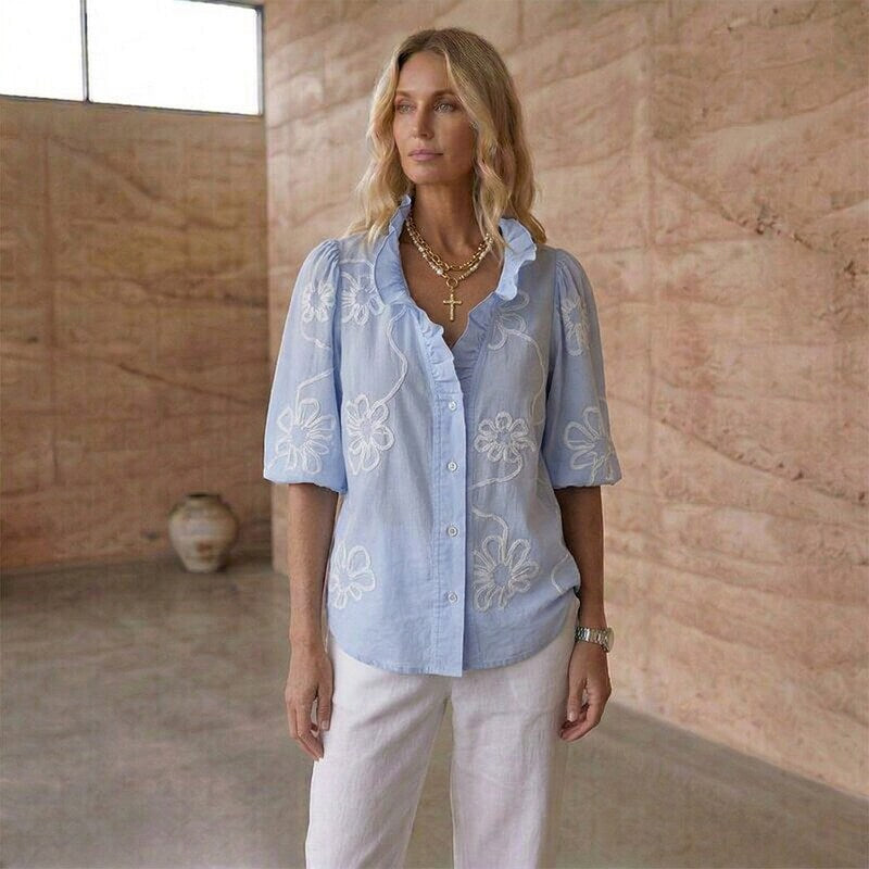 ALBA - Embroidered Blouse